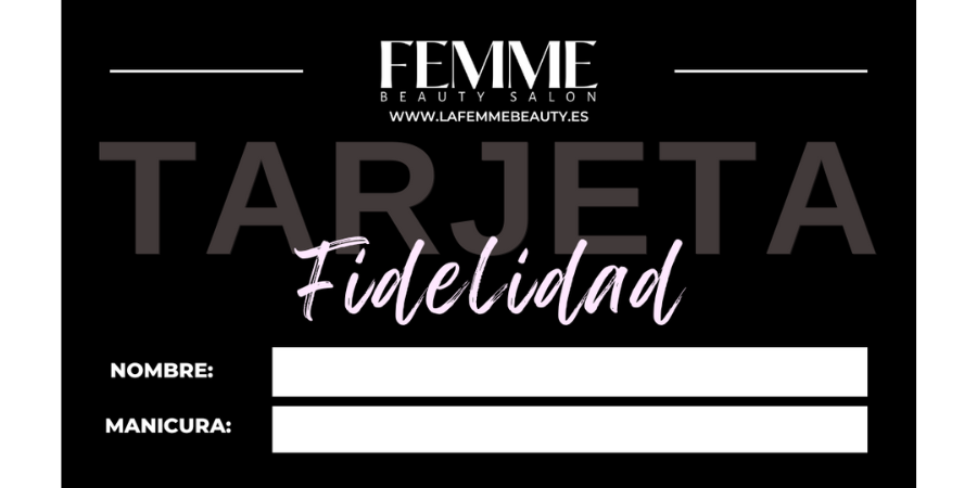 Tarjeta Fidelidad Manicura