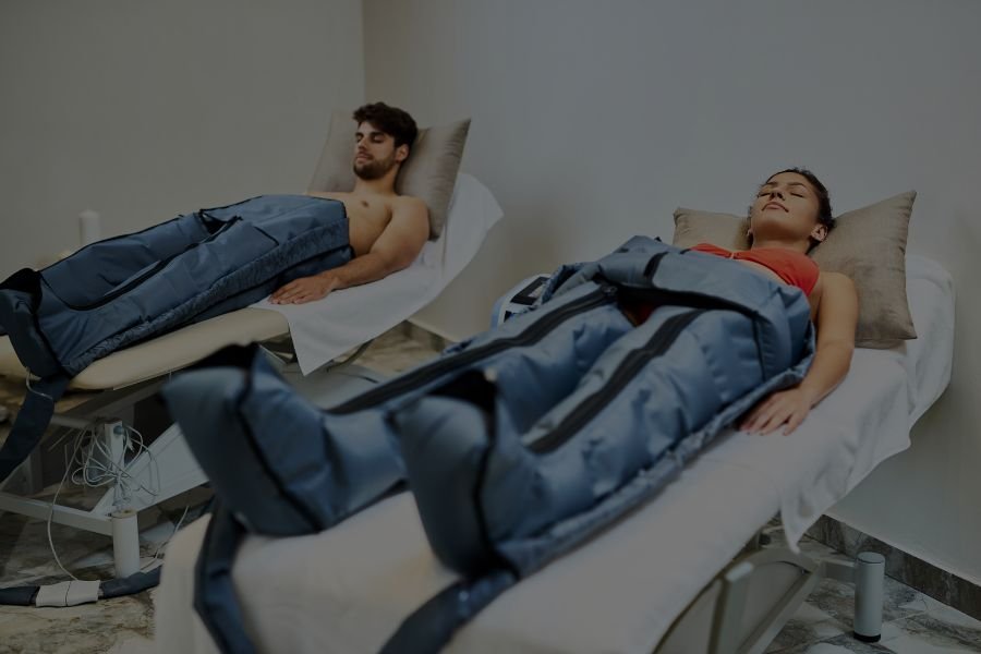 Presoterapia para drenaje y sensación de piernas ligeras